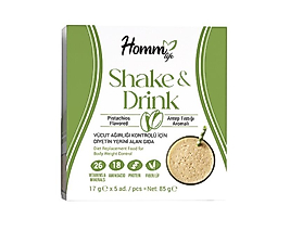 HOMM LIFE FISTIK AROMALI SHAKE & DRINK 17 GR X 5 ADET