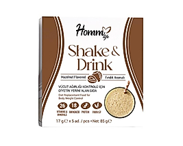 HOMM LIFE FINDIK AROMALI SHAKE & DRINK 17 GR X 5 ADET