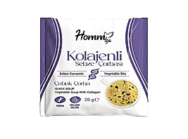HOMM LIFE SEBZE KARIŞIMLI KOLAJENLİ ÇORBA TEKLİ 20 GR